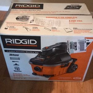 Ridgid wet/dry vacuum brand new in box